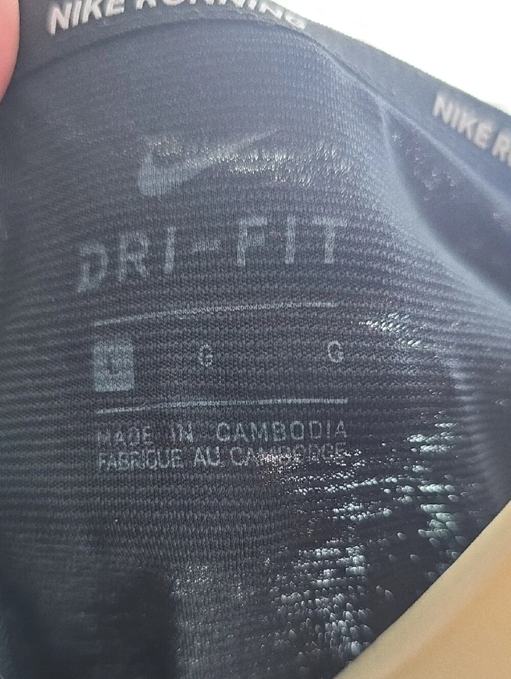 Nike Black Tee with White Swoosh and 'Just Do It' Text - Picture 3 of 3